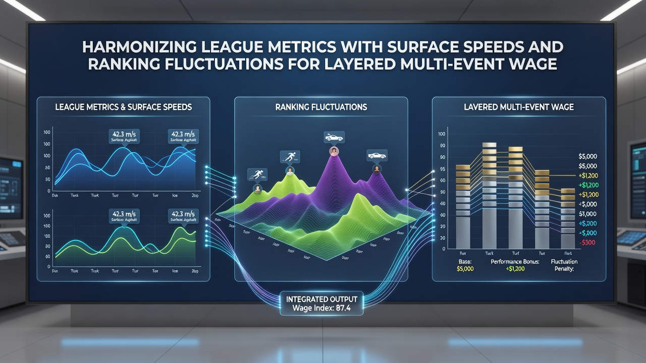 Detailed graphs displaying ranking changes plotted against surface speed indexes for constructing layered accumulator bets