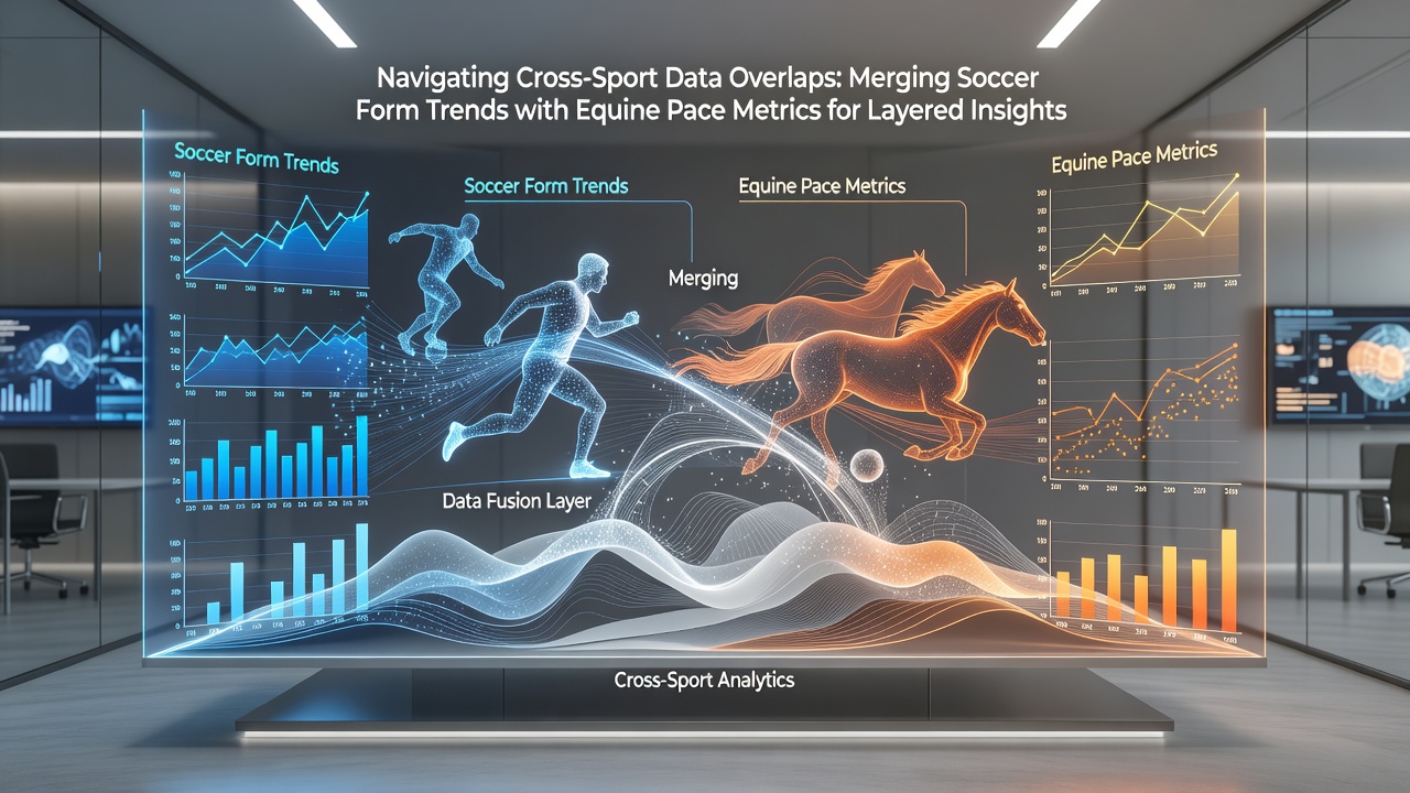 Diagram illustrating merged datasets for soccer and horse racing accumulator planning