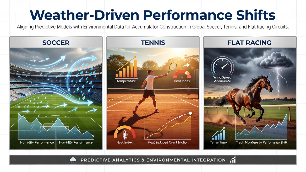 Global weather patterns influencing soccer pitches, tennis courts, and flat racing tracks during summer circuits